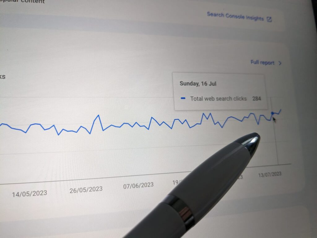 Google's Search Engine Console is a great way for reporting and measuring SEO success.
